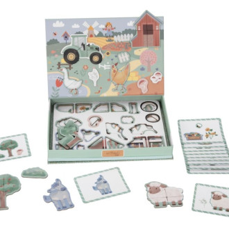 Magnetická hra a puzzle Farma