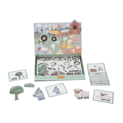 Magnetická hra a puzzle Farma