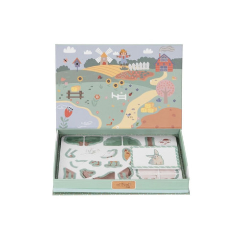 Magnetická hra a puzzle Farma