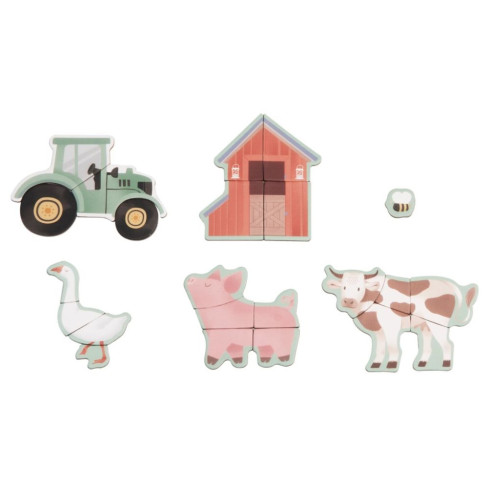 Magnetická hra a puzzle Farma