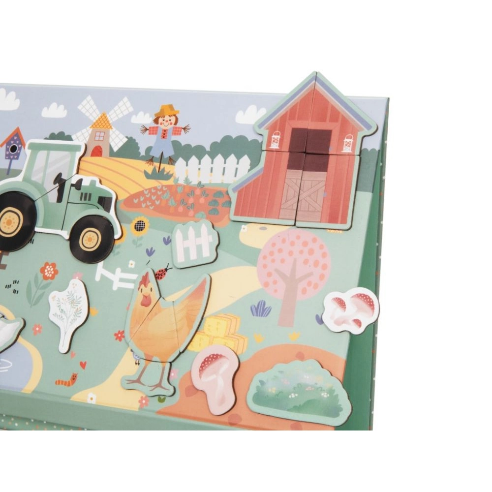 Magnetická hra a puzzle Farma
