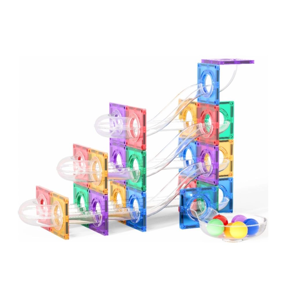 Magnetická stavebnica so svietiacimi gulôčkami, 100 ks