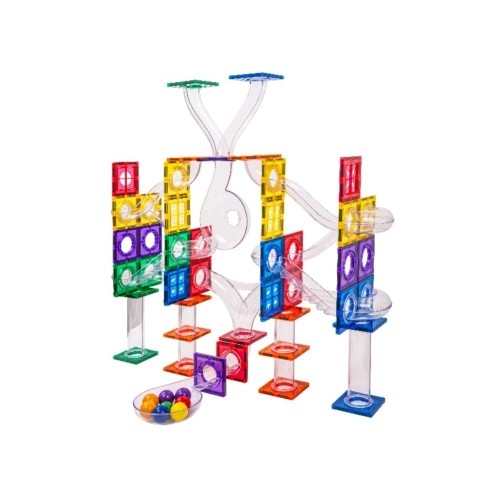 Magnetická stavebnica so svietiacimi gulôčkami, 136 ks