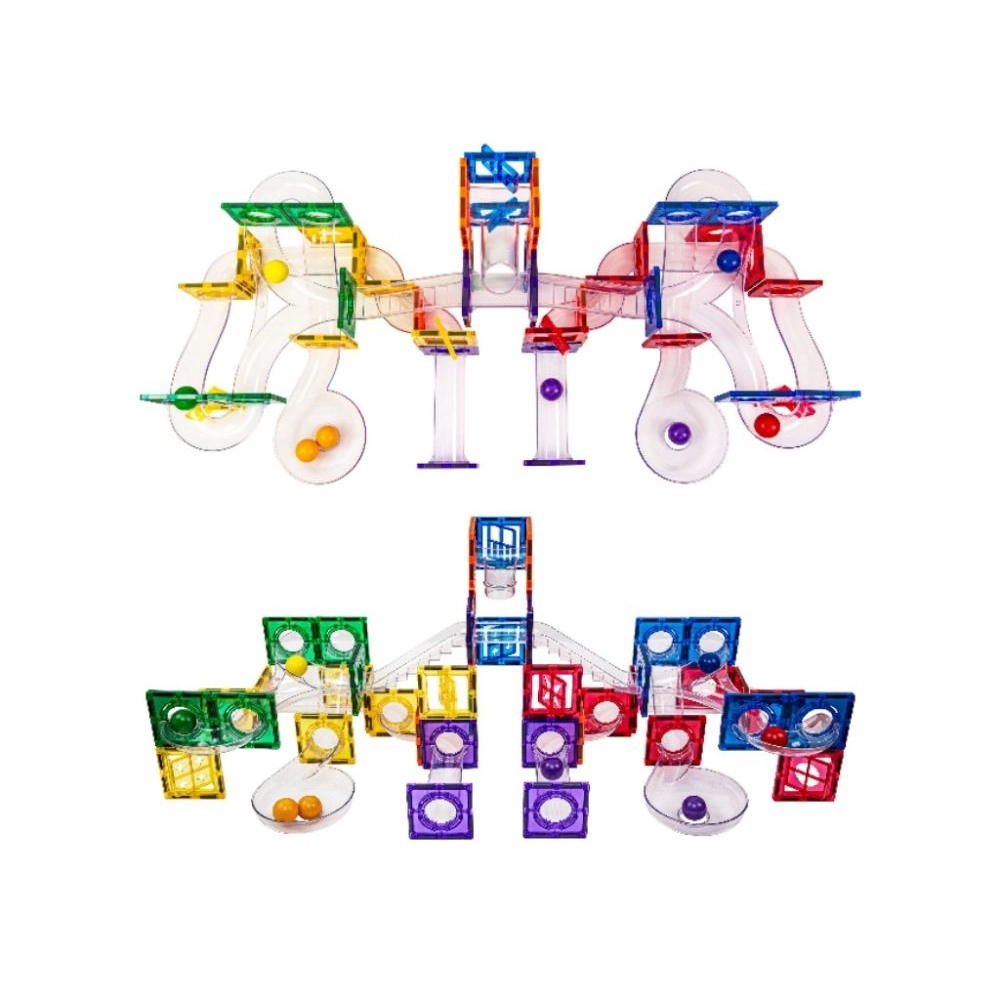 Magnetická stavebnica so svietiacimi gulôčkami, 136 ks