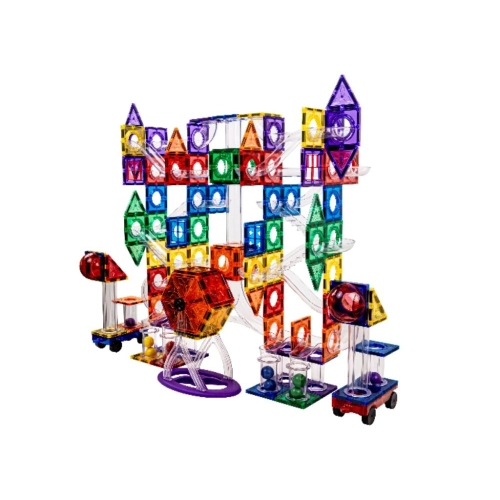 Magnetická stavebnice se svítícími kuličkami, 222 ks