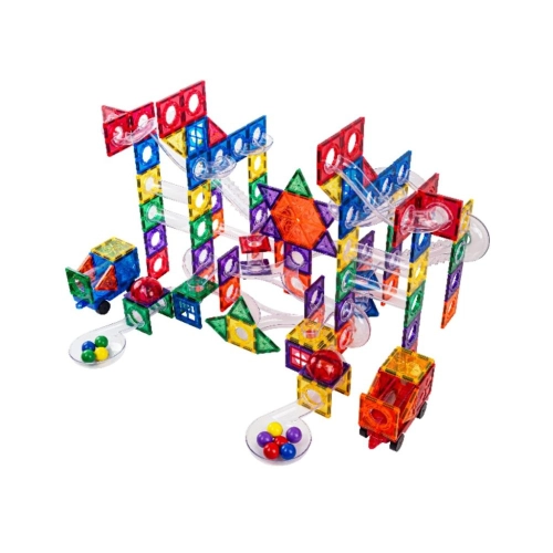 Magnetická stavebnica so svietiacimi gulôčkami, 222 ks