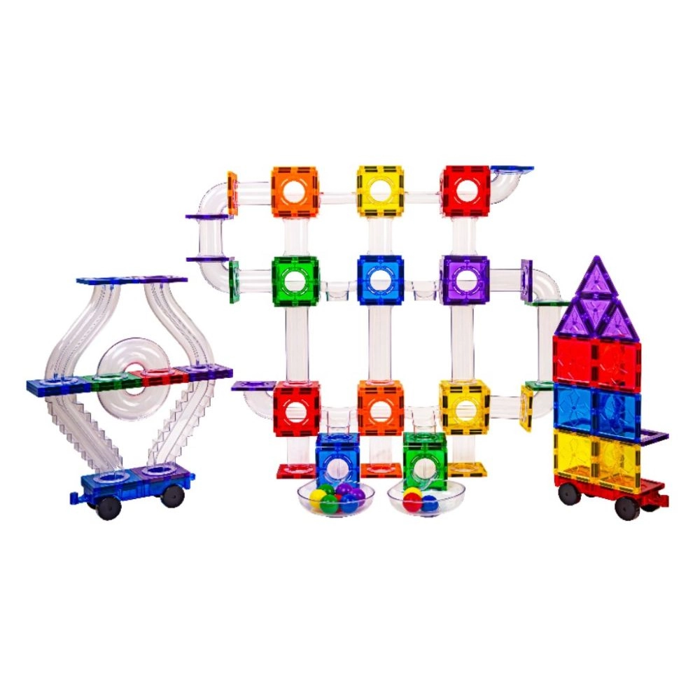 Magnetická stavebnica so svietiacimi gulôčkami, 222 ks