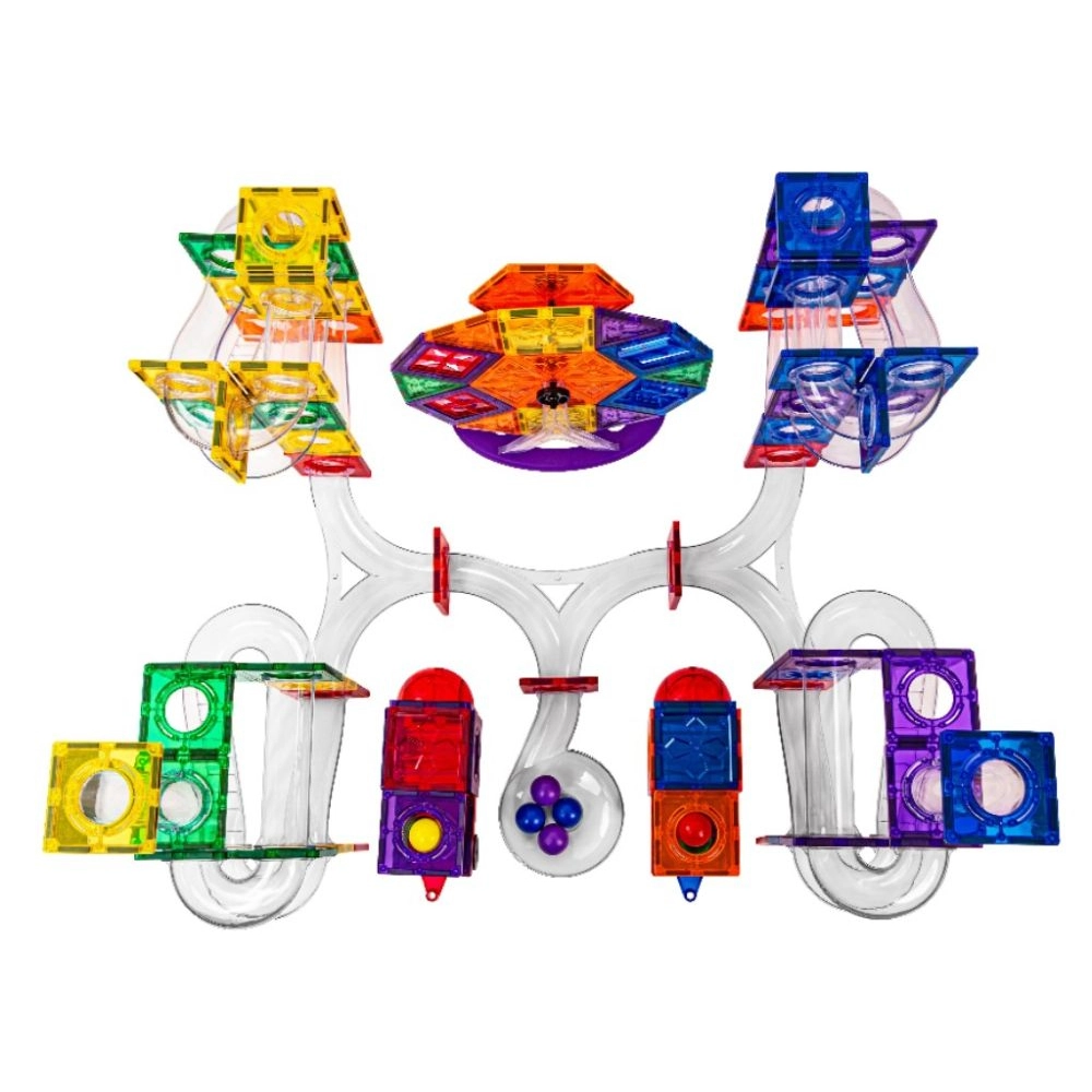 Magnetická stavebnica so svietiacimi gulôčkami, 222 ks