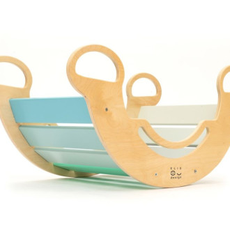 Montessori houpačka 6in1 smile - modrá