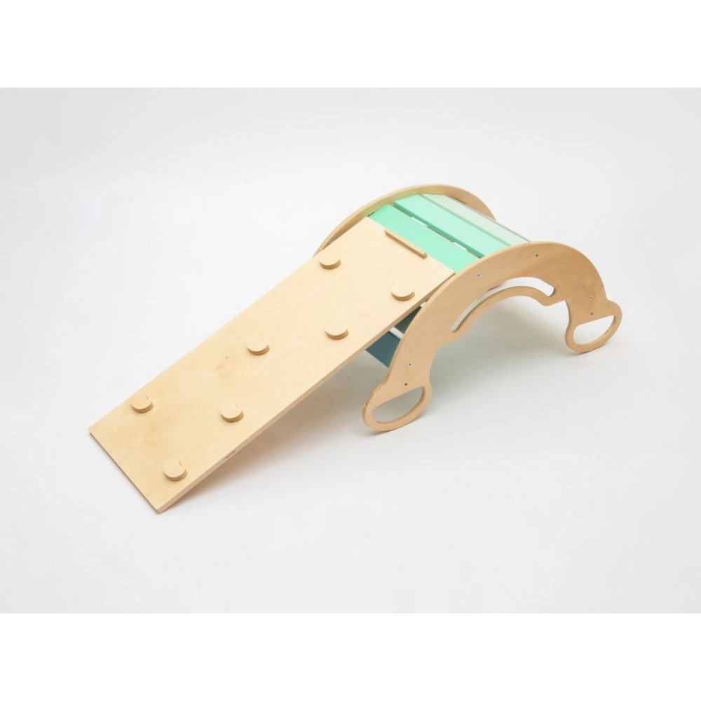 Montessori hojdačka 6in1 smile - modrá