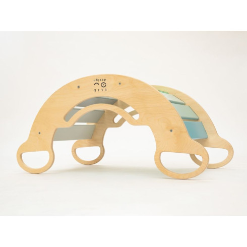 Montessori houpačka 6in1 smile - modrá