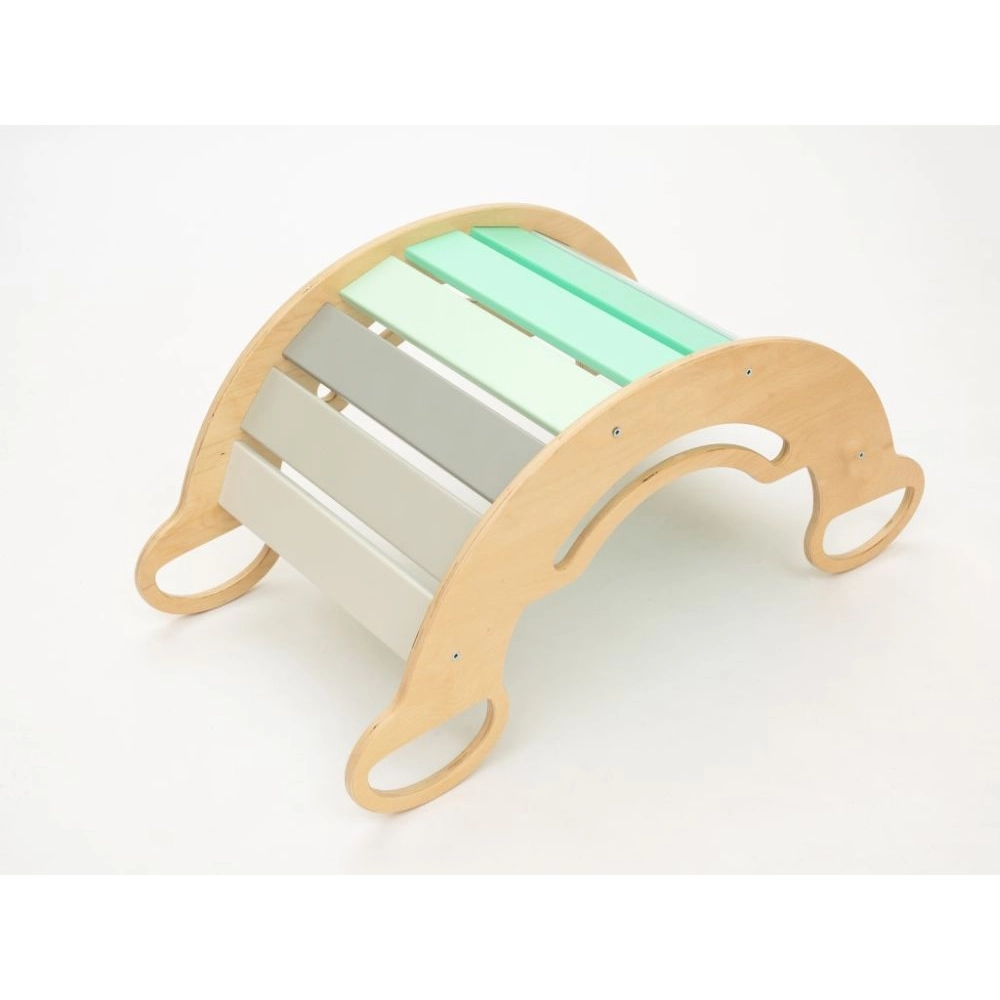 Montessori hojdačka 6in1 smile - modrá