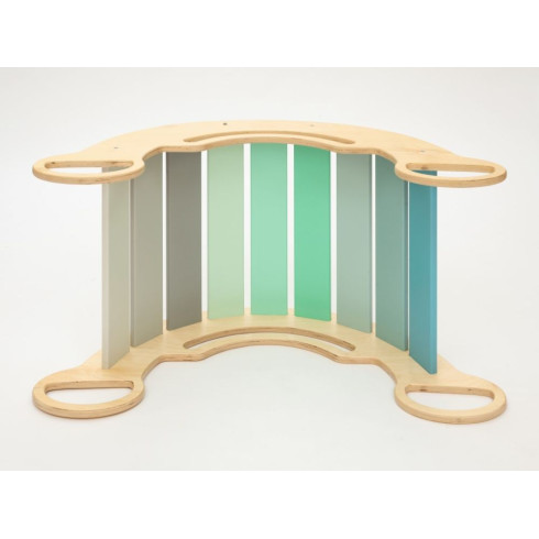 Montessori houpačka 6in1 smile - modrá