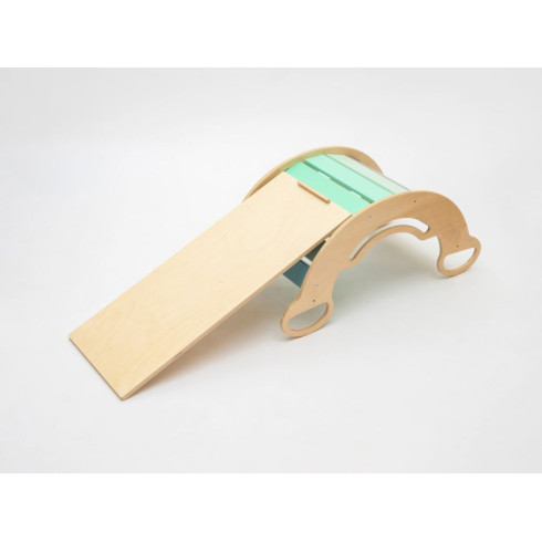 Montessori houpačka 6in1 smile - modrá