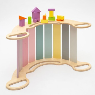 Montessori houpačka 6in1 smile pastel