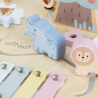 Motorický stolček s aktivitami a hudobnými nástrojmi