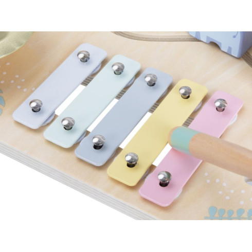 Motorický stoleček s aktivitami a hudebními nástroji