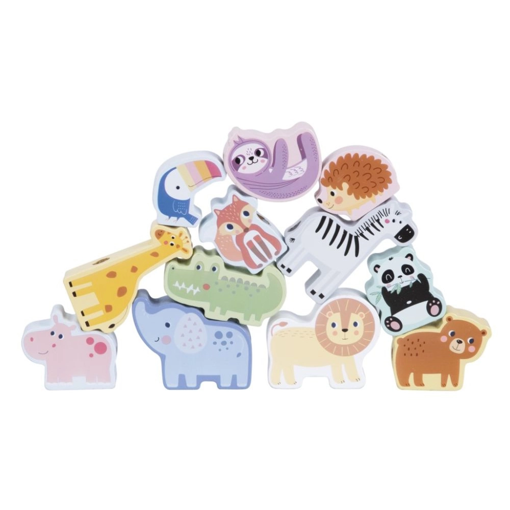 Navlékání korálků - dřevěných zvířátek ze ZOO