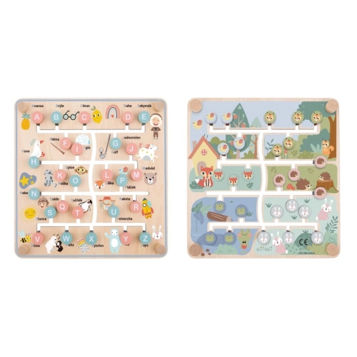 Obojstranné bludisko - Abeceda a zvieratká