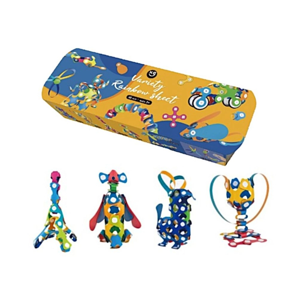 Ohýbacia kreatívna stavebnica pre deti, 76 ks 