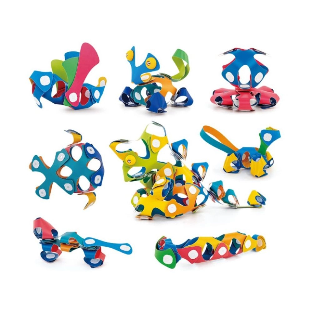 Ohýbacia kreatívna stavebnica pre deti, 76 ks 