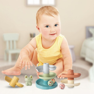 Plastová guľôčková dráha pre deti - do vane