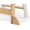 Rastúca učiaca veža 2v1 s kresliacou tabuľou a bielym lemom