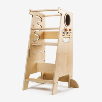 Rastúca učiaca veža edukatívna 5v1 Play 90 cm - Zvieratká