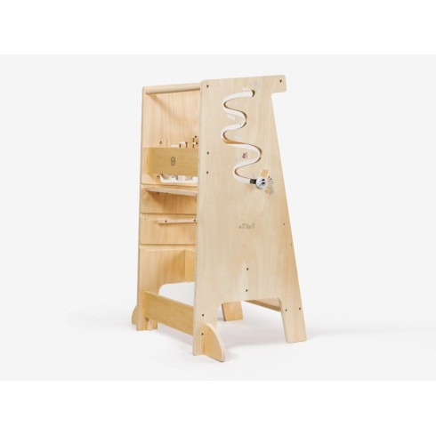 Rastúca učiaca veža edukatívna 5v1 Play 90 cm - Zvieratká