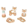 Sada drevených hračiek pre najmenších 5v1 - Zvieratká
