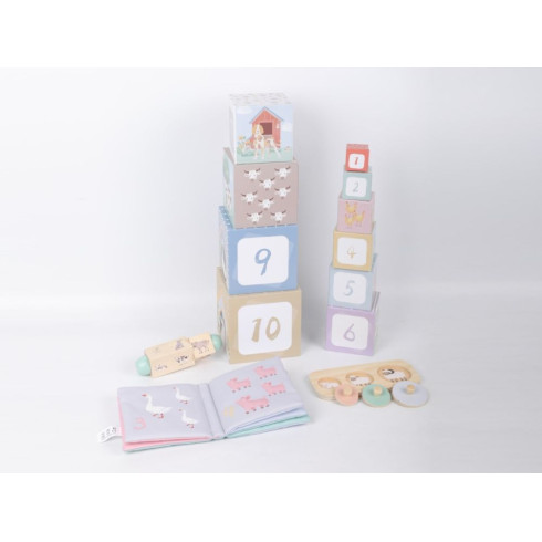 Sada montessori hraček pro děti od 1 roku Farma - edukativní box