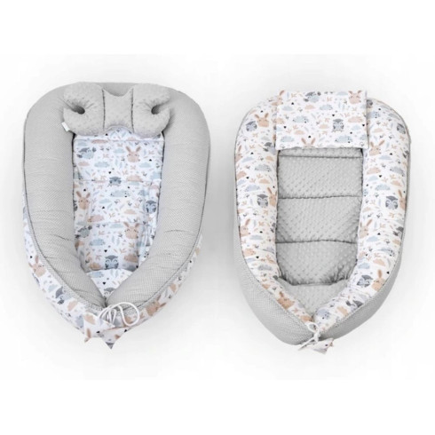 Set do postýlky – 7dílná sada Zajíc a sova