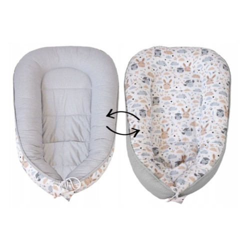 Set do postýlky – 7dílná sada Zajíc a sova