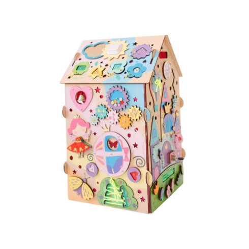 Svietiaci activity board domček - Pre princezné