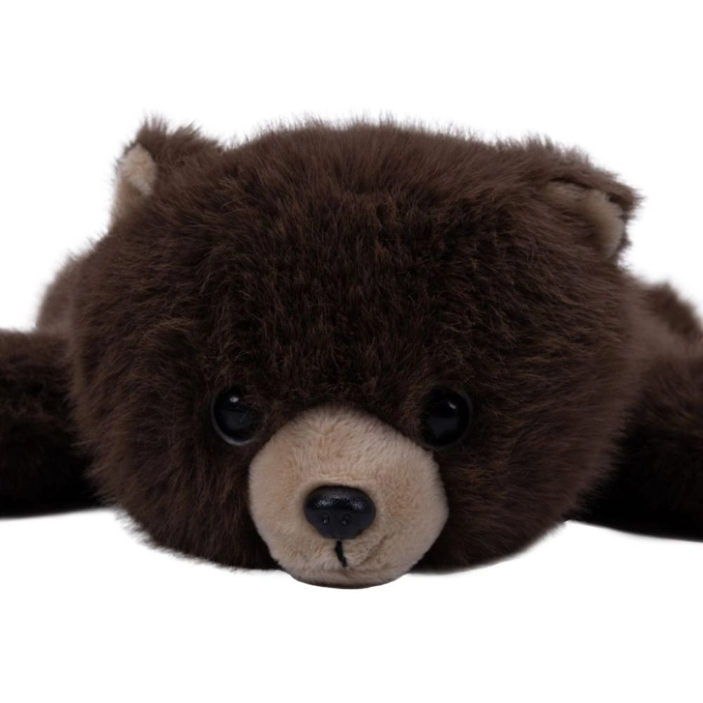 Uspávací plyšový medvedík s projektorom a senzorom plaču, tmavo hnedý