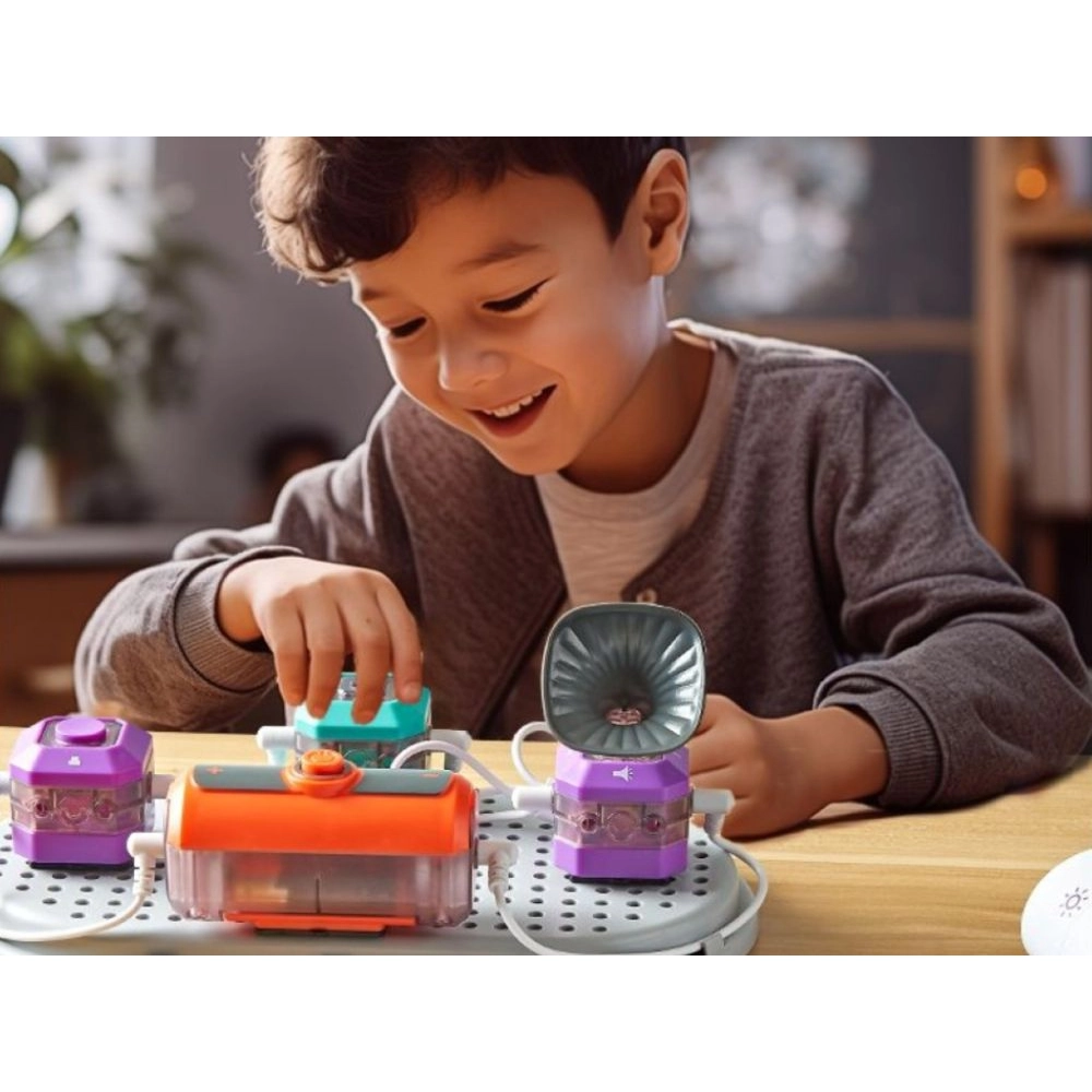 Vzdelávacia stavebnica elektrický obvod – 110 experimentov, 201 dielov