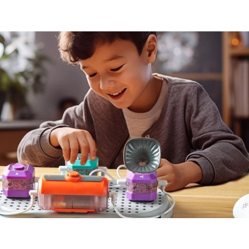 Vzdelávacia stavebnica elektrický obvod – 110 experimentov, 201 dielov