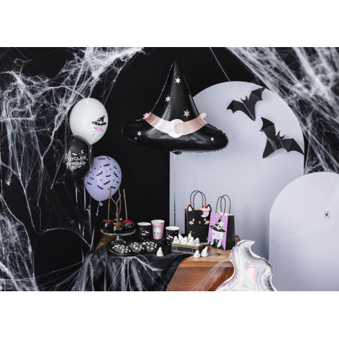 Halloween lufik 30 cm – boszorkány és denevérek, vegyes színek, 50 db Halloween lufik 30 cm – boszorkány és denevérek, vegyes színek, 50 db