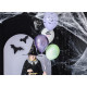 Halloween lufik 30 cm – boszorkány és denevérek, vegyes színek, 50 db
