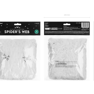Bela pajčevina za noč čarovnic s pajki, dekoracija 200 g