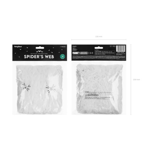 Bela pajčevina za noč čarovnic s pajki, dekoracija 200 g