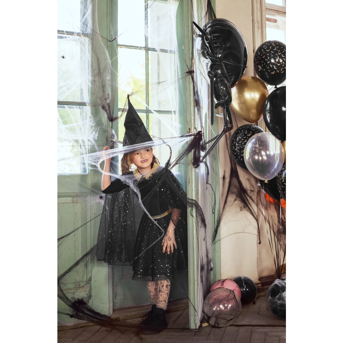 Pânză de păianjen artificială albă pentru Halloween cu păianjeni, decorațiune 60 g