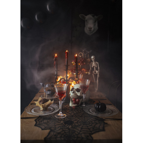 Črne krvaveče sveče 25 cm – set 3 kosov, učinek kapljajoče krvi