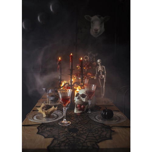 Lumânări negre care „sângerează” 25 cm – set 3 buc., efect de sânge care se scurge