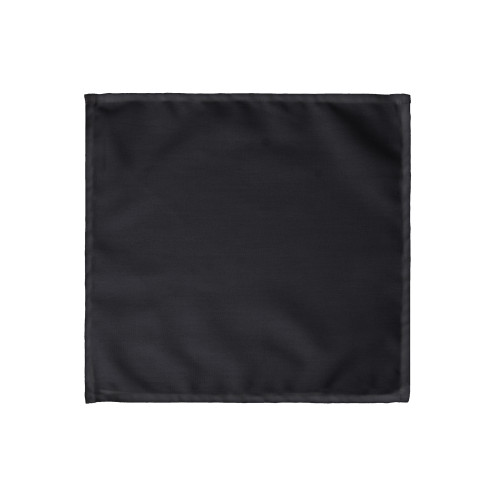 Fekete textil szalvéták 35x35 cm – 25 darabos csomag, többször használható