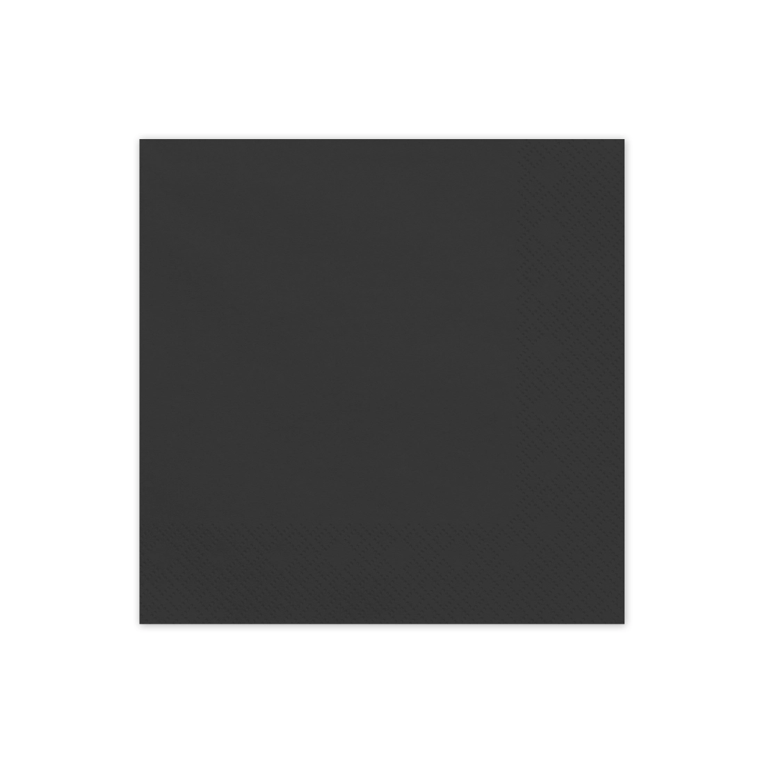 Șervețele din hârtie negre 33x33 cm – pachet 20 buc.