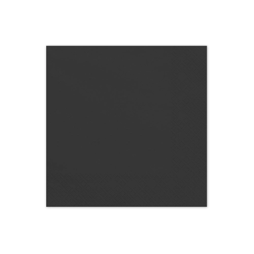 Șervețele din hârtie negre 33x33 cm – pachet 20 buc.