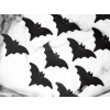 Fekete papírszalvéták denevérrel, fémes arany mintával, 20 db