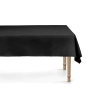 Črna sintetična prt 137x183 cm za jedilno mizo