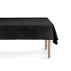 Fekete szintetikus abrosz 137x183 cm – elegáns asztalterítő Fekete szintetikus abrosz 137x183 cm – elegáns asztalterítő